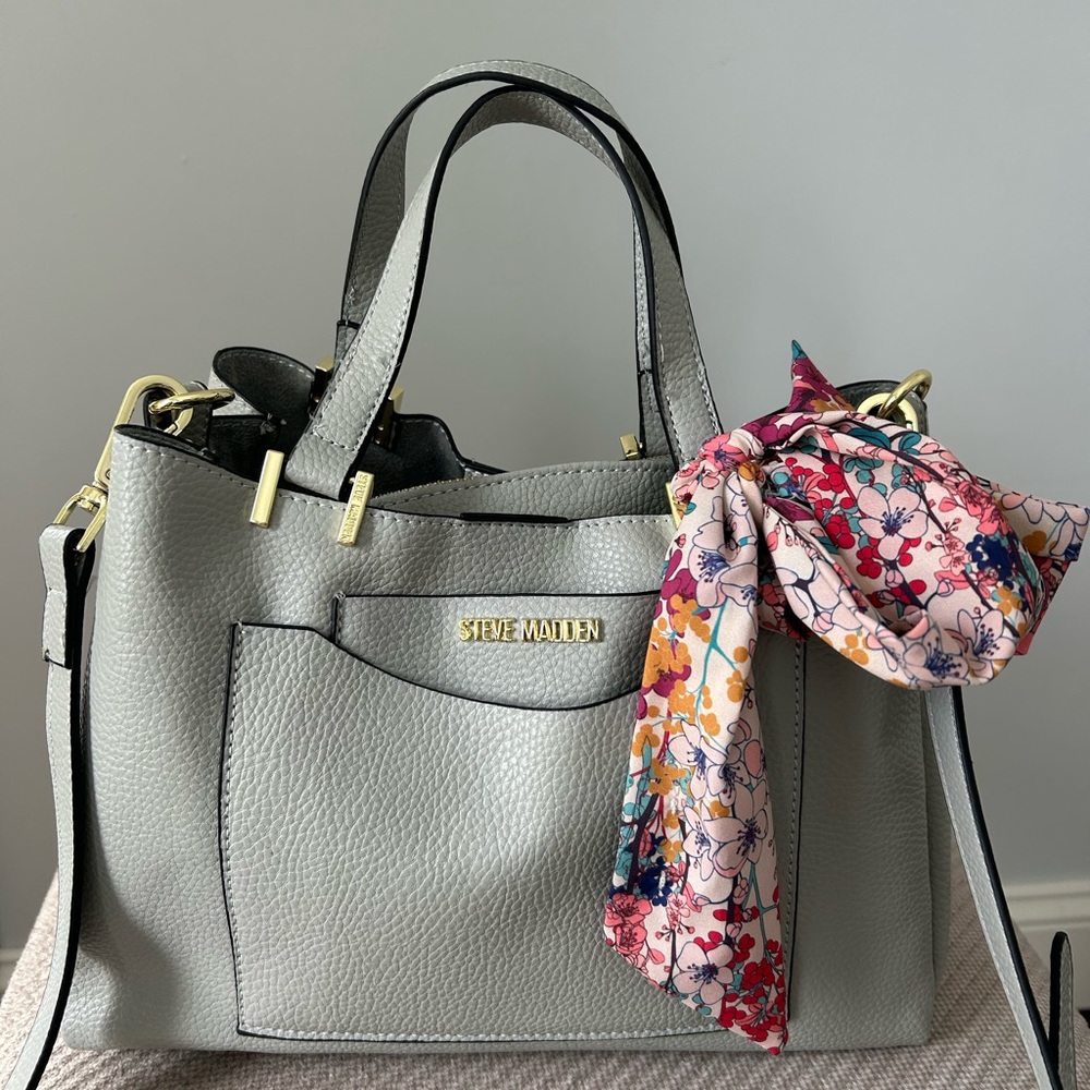 Steve Madden Beautiful Light-Gray Bag